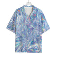 Holographic Artwork Print Rayon Hawaiian Shirt