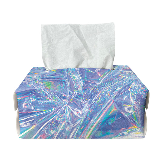 Holographic Artwork Print Rectangle Tissue Box Cover