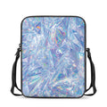Holographic Artwork Print Rectangular Crossbody Bag