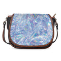 Holographic Artwork Print Saddle Bag