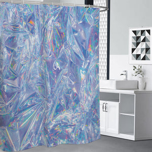 Holographic Artwork Print Shower Curtain