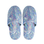 Holographic Artwork Print Slippers