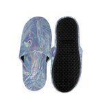 Holographic Artwork Print Slippers