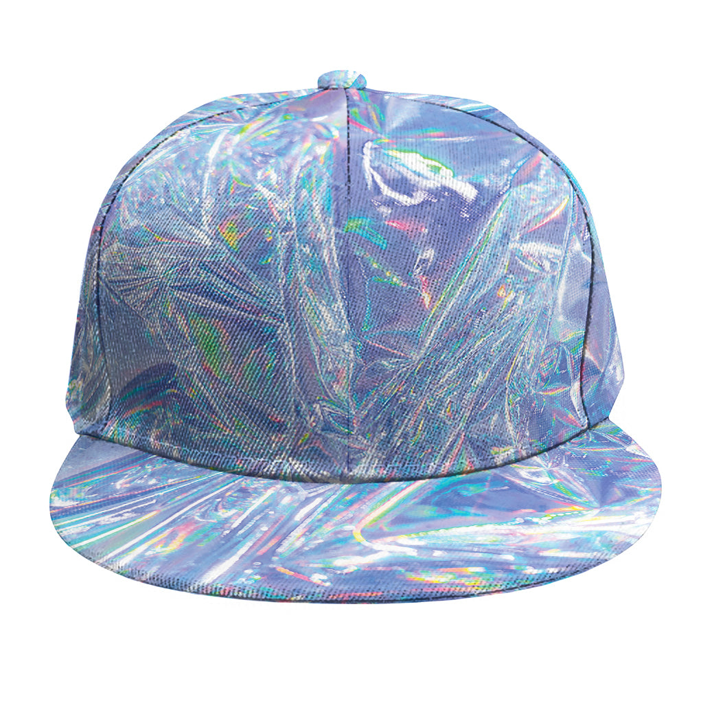 Holographic Artwork Print Snapback Cap