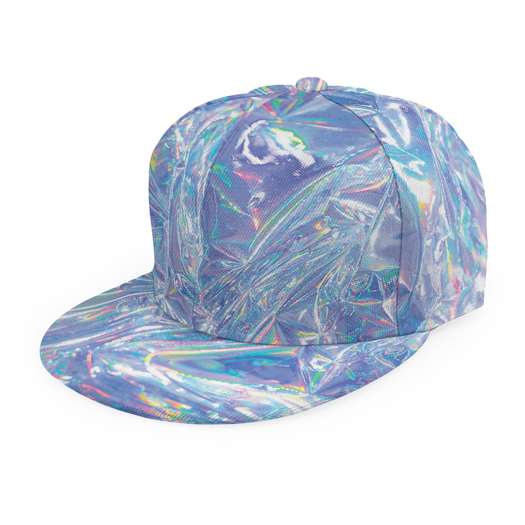 Holographic Artwork Print Snapback Cap
