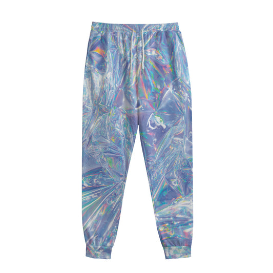 Holographic Artwork Print Sweatpants