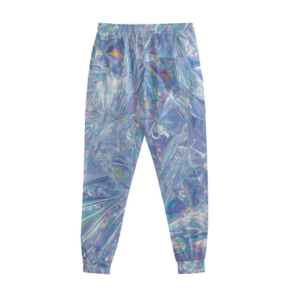 Holographic Artwork Print Sweatpants