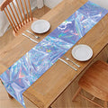 Holographic Artwork Print Table Runner