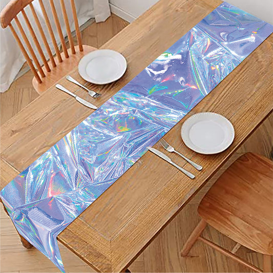 Holographic Artwork Print Table Runner
