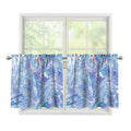 Holographic Artwork Print Tier Curtains