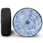 Holographic Artwork Print Tire Cover With Camera Hole