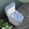 Holographic Artwork Print Toilet Lid And Tank Cover Set