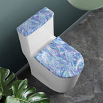 Holographic Artwork Print Toilet Lid And Tank Cover Set