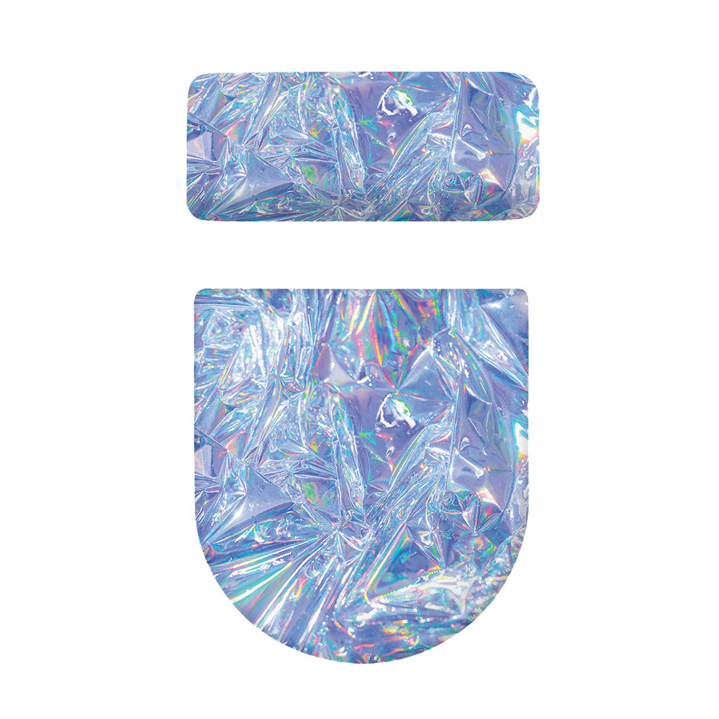 Holographic Artwork Print Toilet Lid And Tank Cover Set