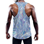 Holographic Artwork Print Training Tank Top