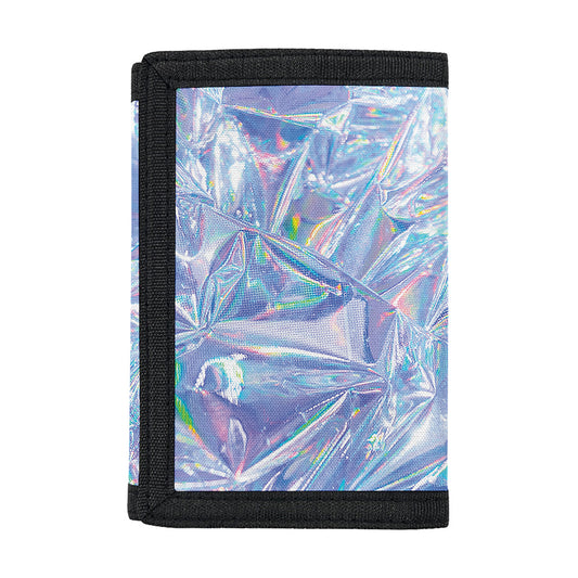 Holographic Artwork Print Trifold Wallet