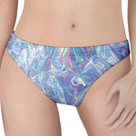 Holographic Artwork Print Women's Thong