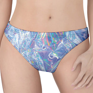 Holographic Artwork Print Women's Thong