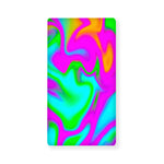 Holographic Neon Liquid Trippy Print Baby Crib Sheet