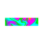 Holographic Neon Liquid Trippy Print Bed Runner