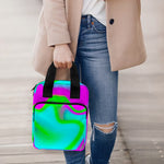 Holographic Neon Liquid Trippy Print Bible Tote Bag