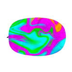 Holographic Neon Liquid Trippy Print Car Side Mirror Covers