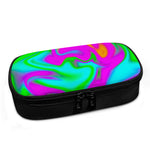 Holographic Neon Liquid Trippy Print Insulin Cooler Travel Case