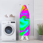 Holographic Neon Liquid Trippy Print Ironing Board Cover