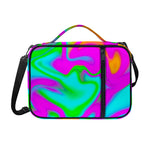 Holographic Neon Liquid Trippy Print Shoulder Strap Bible Bag