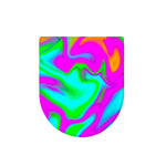 Holographic Neon Liquid Trippy Print Toilet Lid Cover