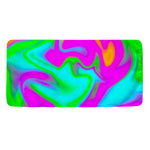 Holographic Neon Liquid Trippy Print Towel