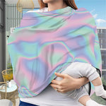 Holographic Waves Print Baby Seat Cover