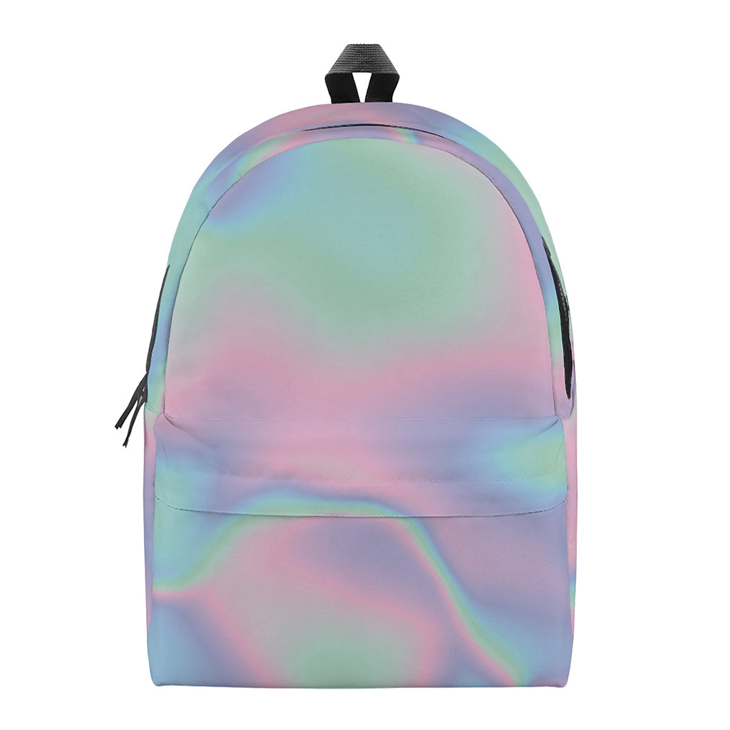 Holographic Waves Print Backpack