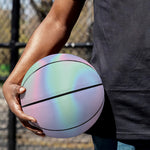 Holographic Waves Print Basketball