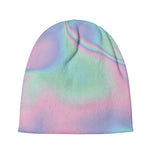 Holographic Waves Print Beanie