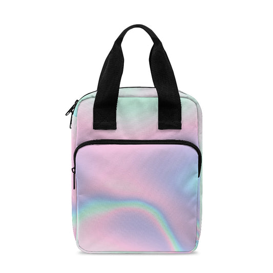 Holographic Waves Print Bible Tote Bag