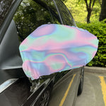Holographic Waves Print Car Side Mirror Covers