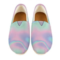 Holographic Waves Print Casual Shoes