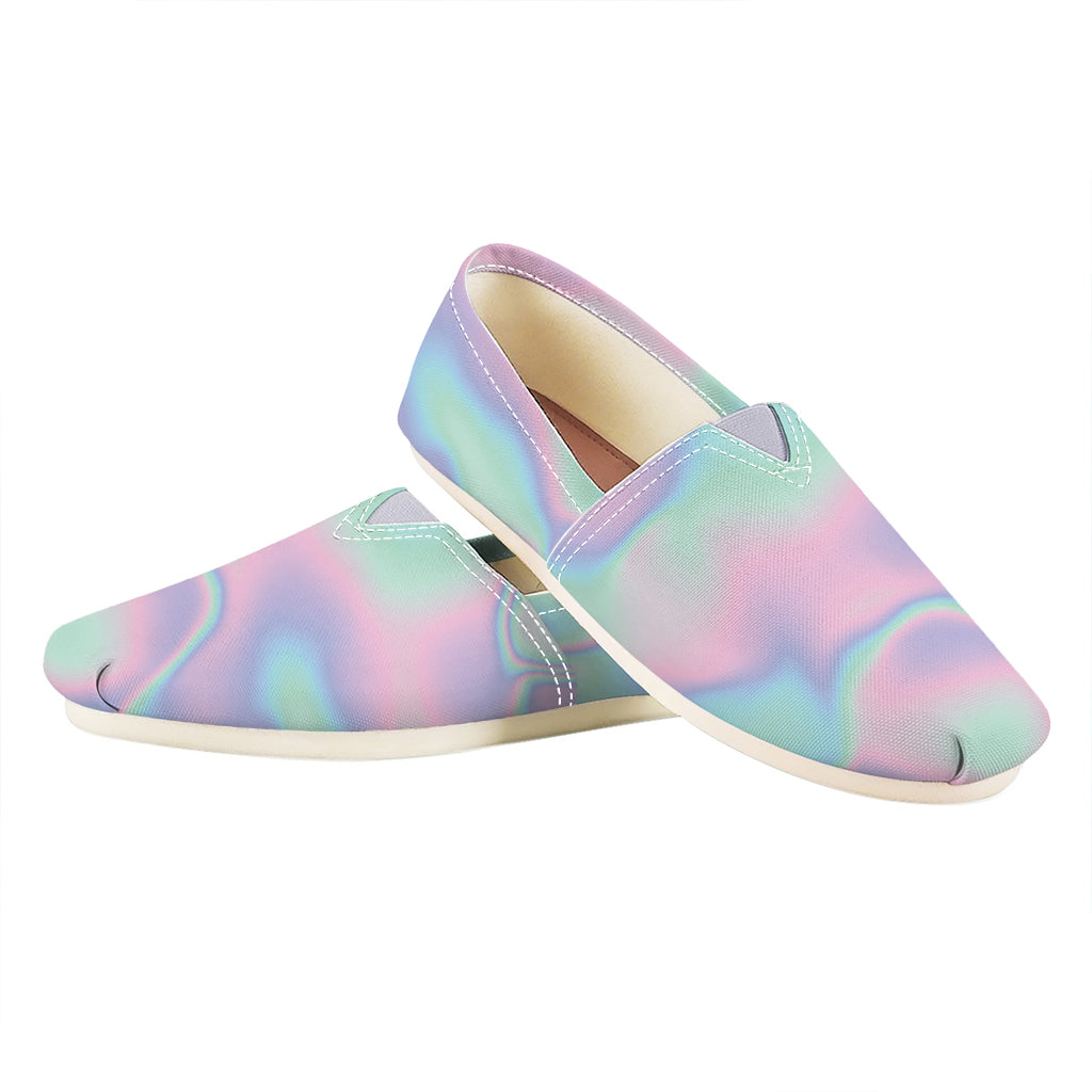 Holographic Waves Print Casual Shoes