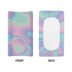 Holographic Waves Print Changing Pad Cover