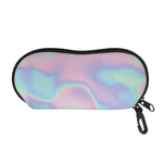 Holographic Waves Print Glasses Case