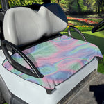 Holographic Waves Print Golf Cart Seat Cover