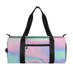 Holographic Waves Print Gym Bag