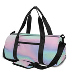 Holographic Waves Print Gym Bag