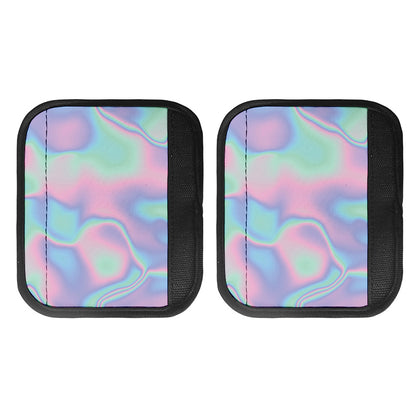 Holographic Waves Print Handle Covers