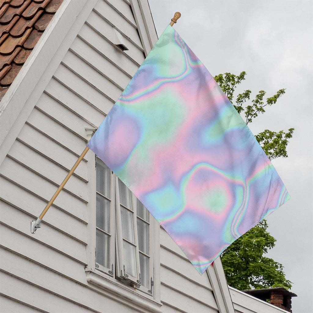 Holographic Waves Print House Flag