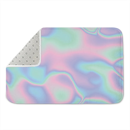 Holographic Waves Print Indoor Door Mat