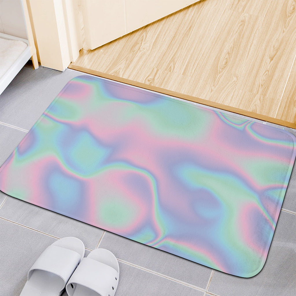Holographic Waves Print Indoor Door Mat