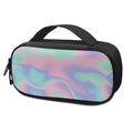 Holographic Waves Print Portable Cooler Travel Case