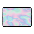 Holographic Waves Print Kitchen Mat